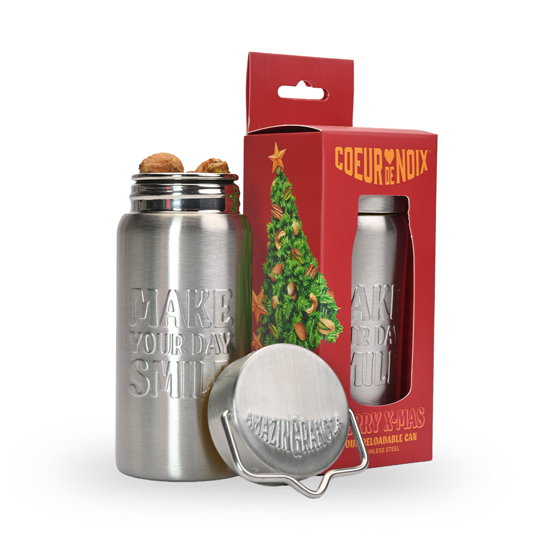 BIO amazinGranola Geschenkbox mit Glas, COEUR de NOIX & Trichter