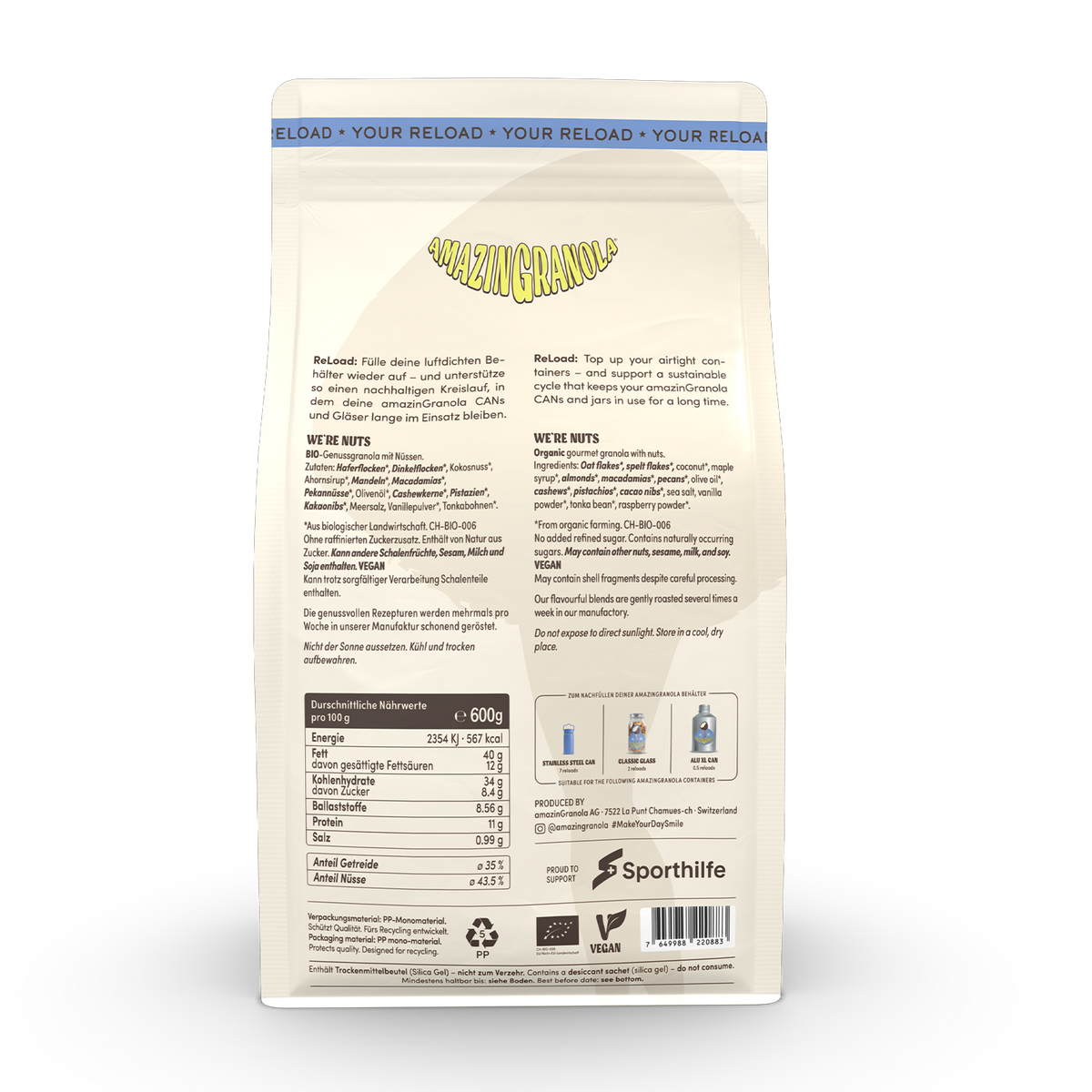 BIO amazinGranola 'We're Nuts' ReLoad