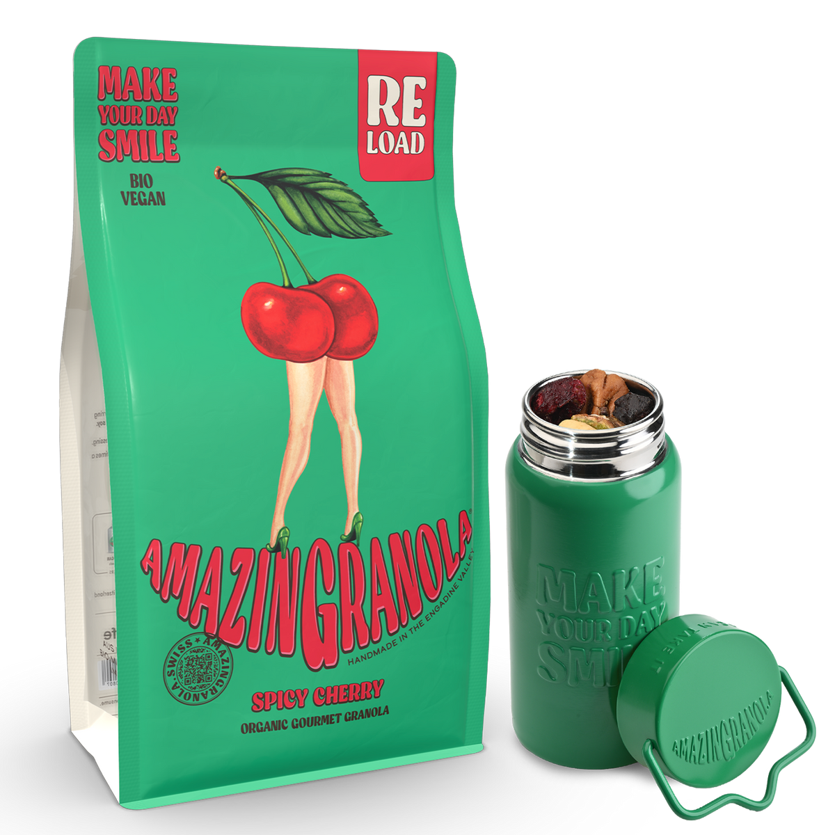 BIO amazinGranola ReLoad & Sports Can Bundle