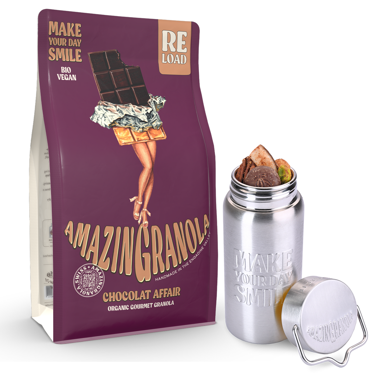 BIO amazinGranola ReLoad & Sports Can Bundle