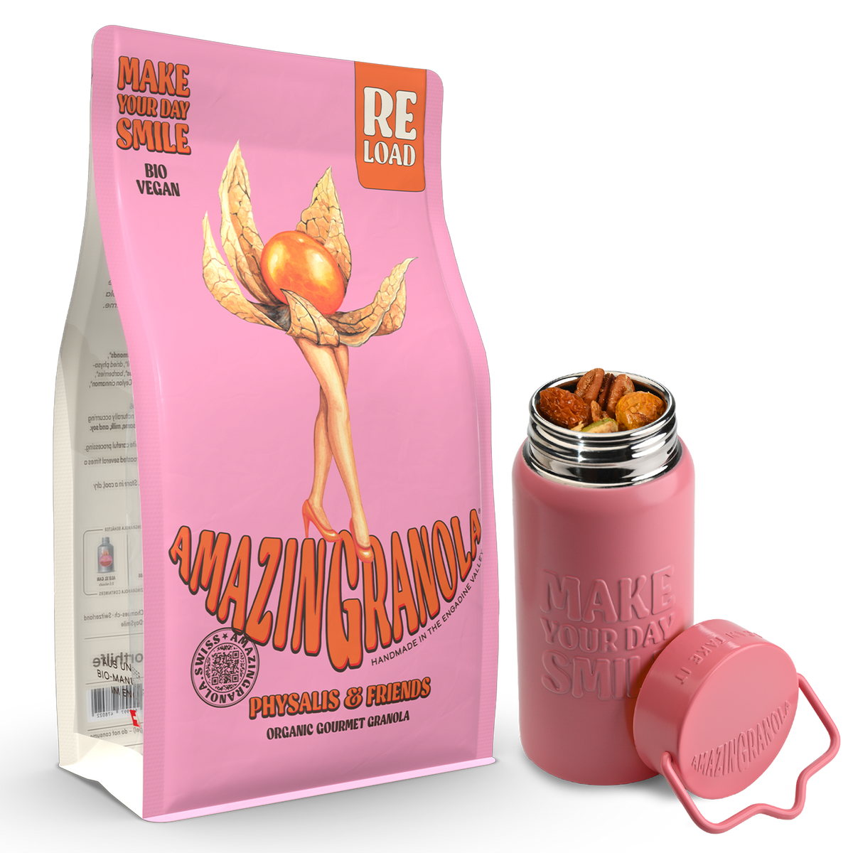 BIO amazinGranola ReLoad & Sports Can Bundle