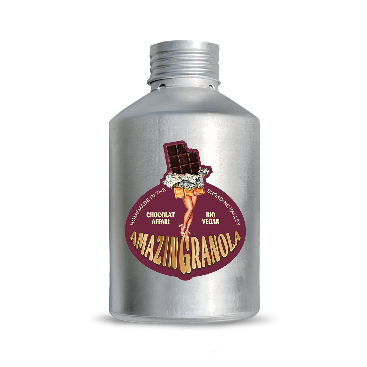 BIO amazinGranola Chocolat Affair XL Can 1200g aus Aluminium
