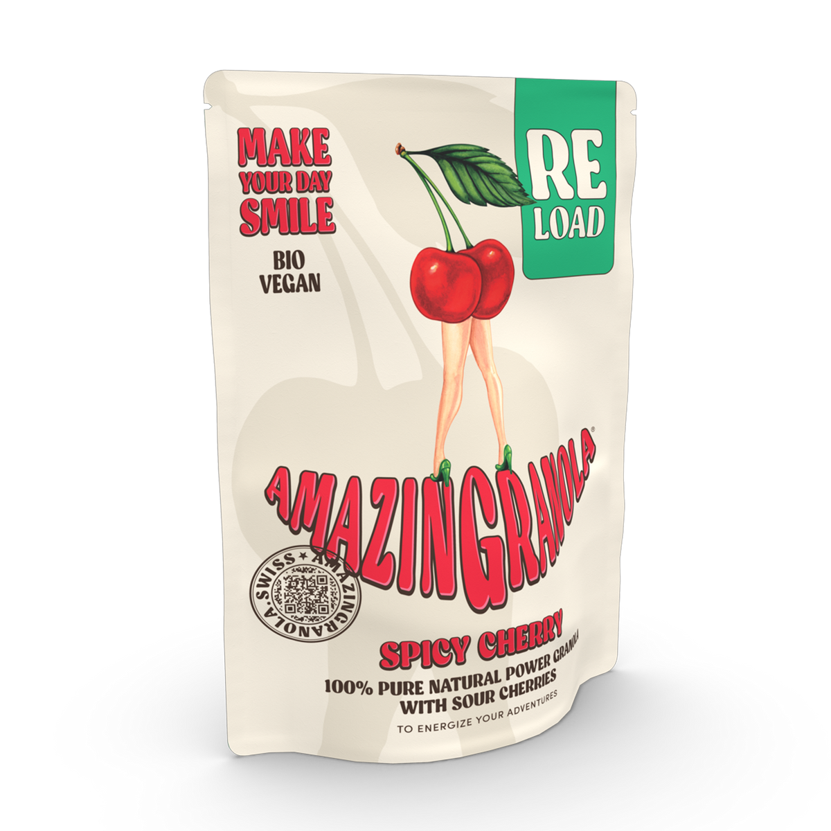 Organic amazingranola &#39;spicy cherry&#39; reload