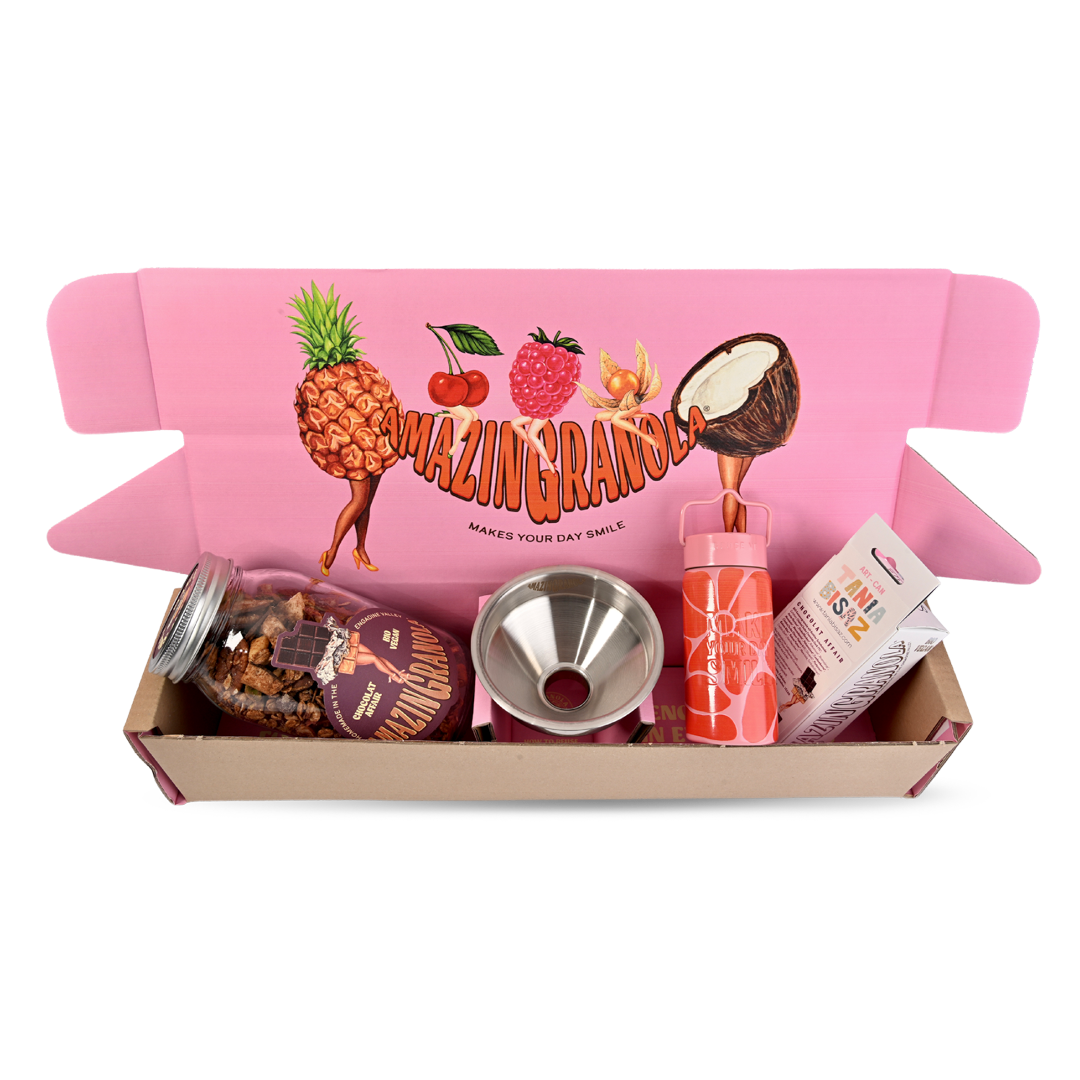 BIO amazinGranola 'ART CAN' ROSA