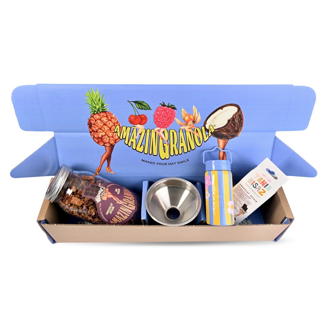 BIO amazinGranola 'ART CAN' LILA