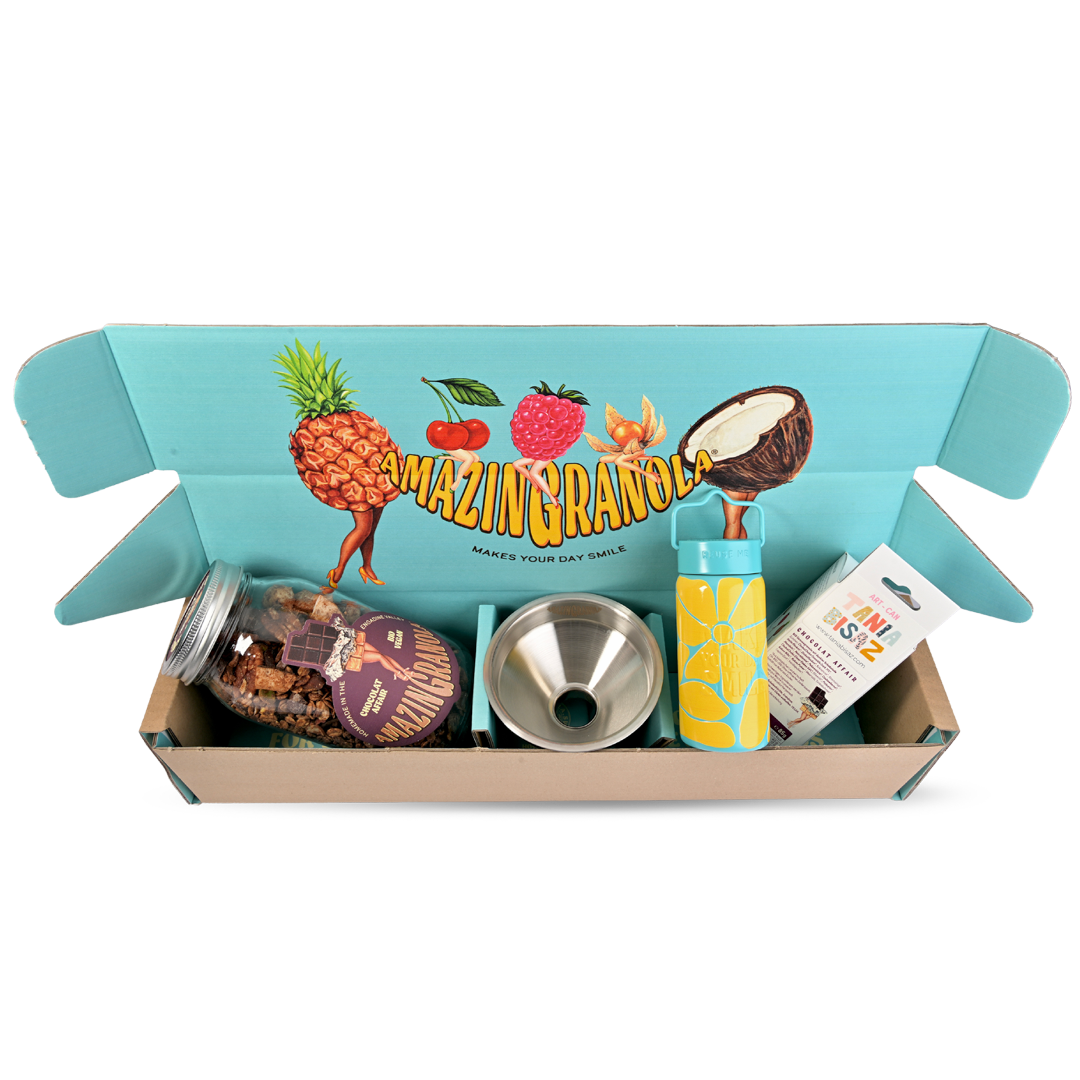BIO amazinGranola 'ART CAN' TÜRKIS
