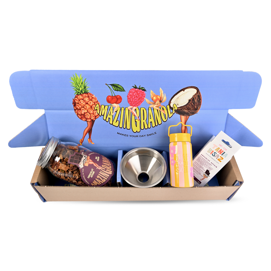 BIO amazinGranola 'ART CAN' GELB