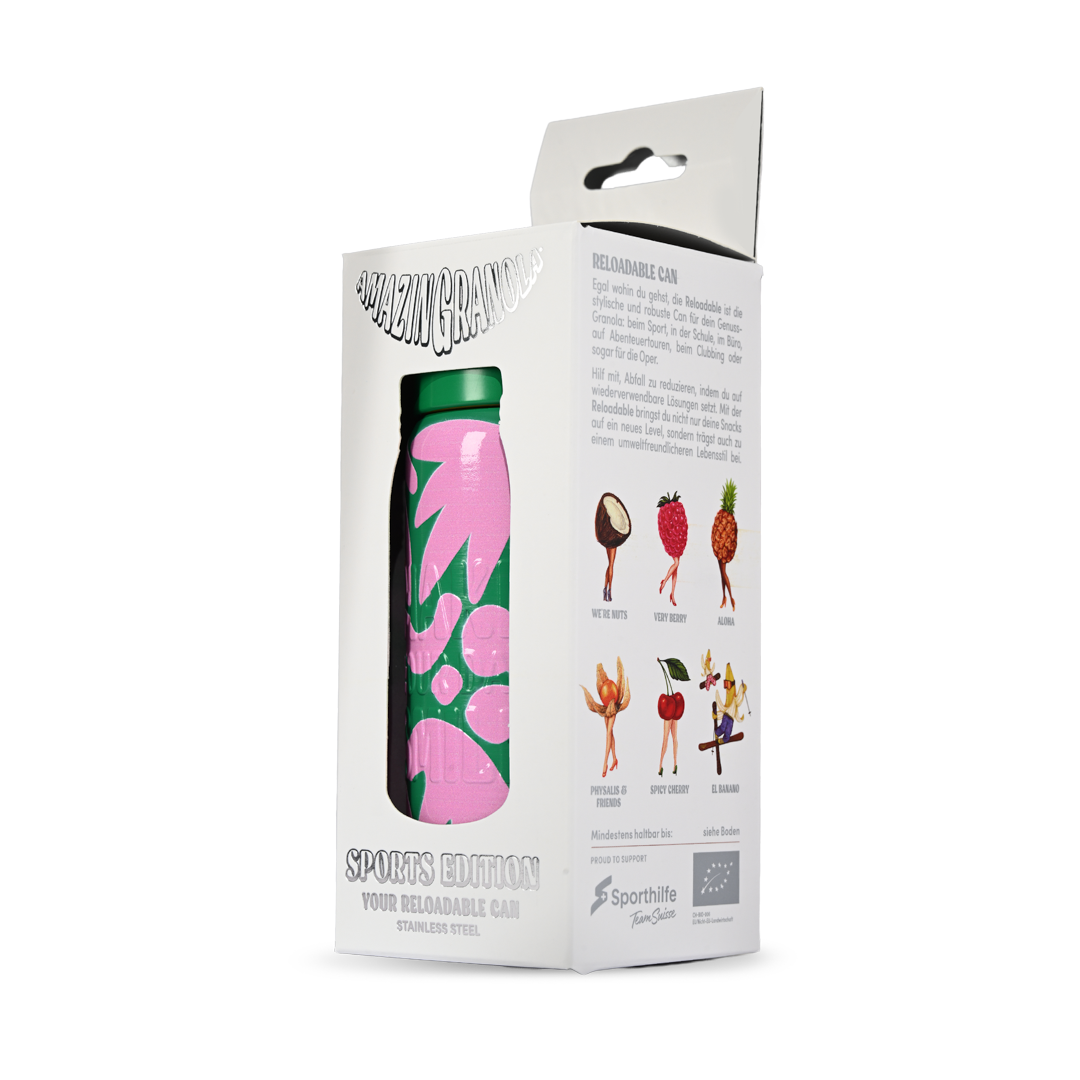 BIO amazinGranola 'ART CAN' GRÜN