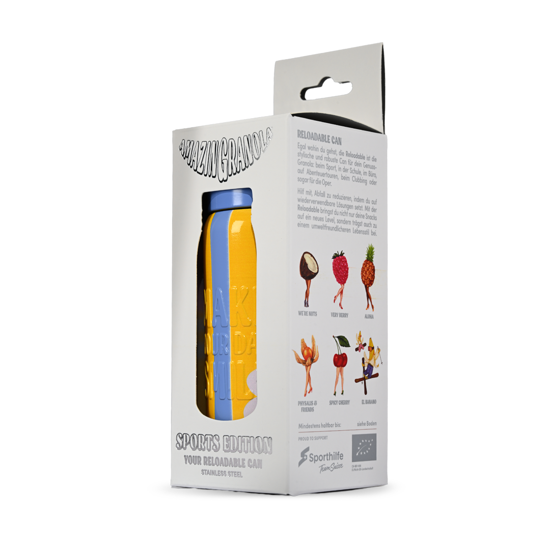 BIO amazinGranola 'ART CAN' LILA