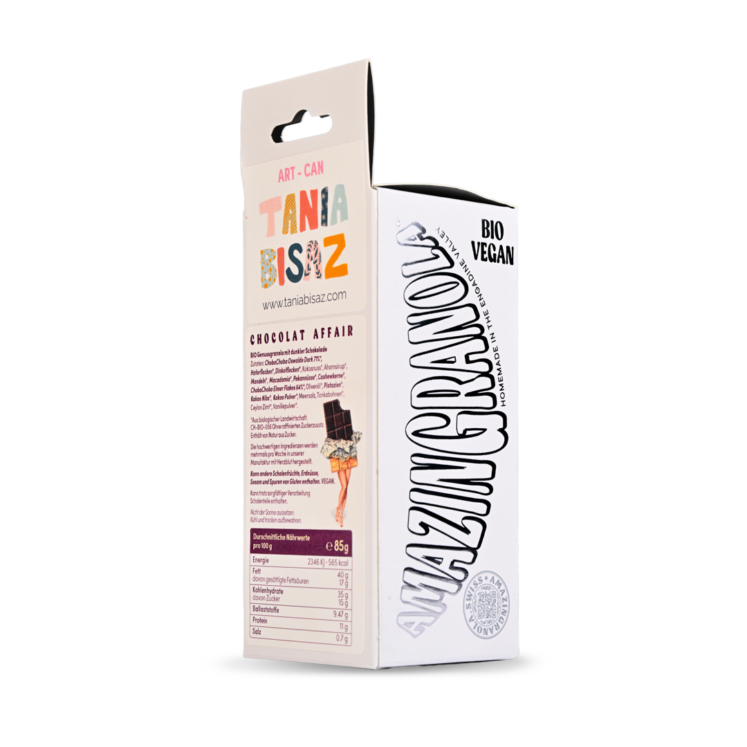 BIO amazinGranola 'ART CAN' TÜRKIS