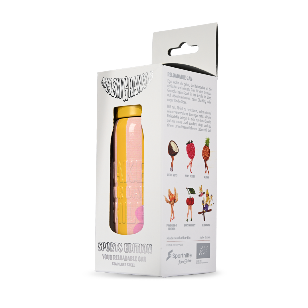 BIO amazinGranola 'ART CAN' GELB