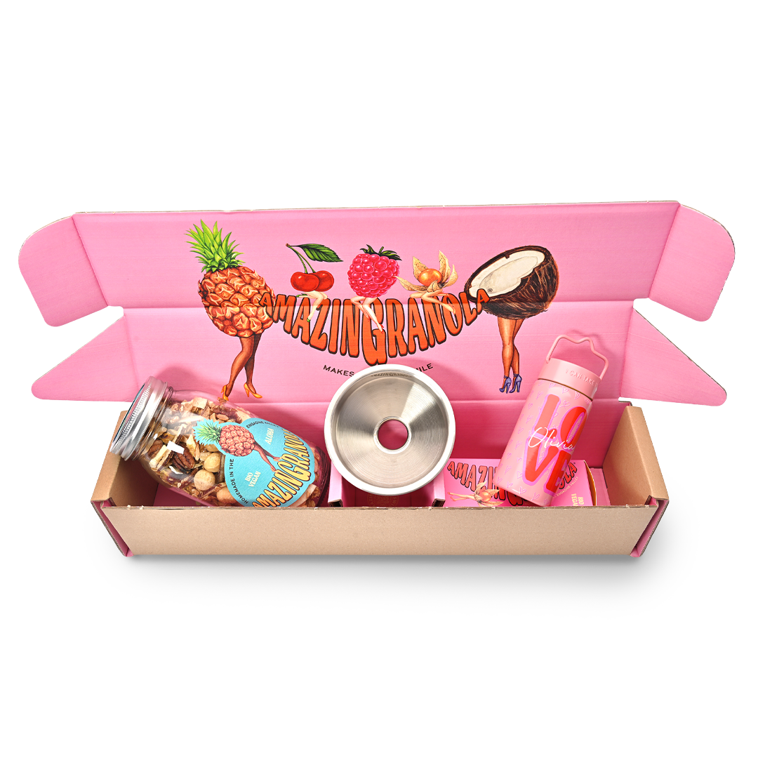BIO amazinGranola 'LOVE-CAN Bundle' ROSA