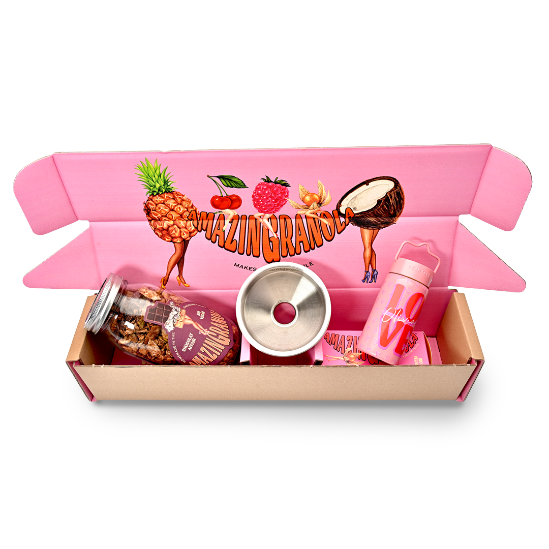 BIO amazinGranola 'LOVE-CAN Bundle' ROSA