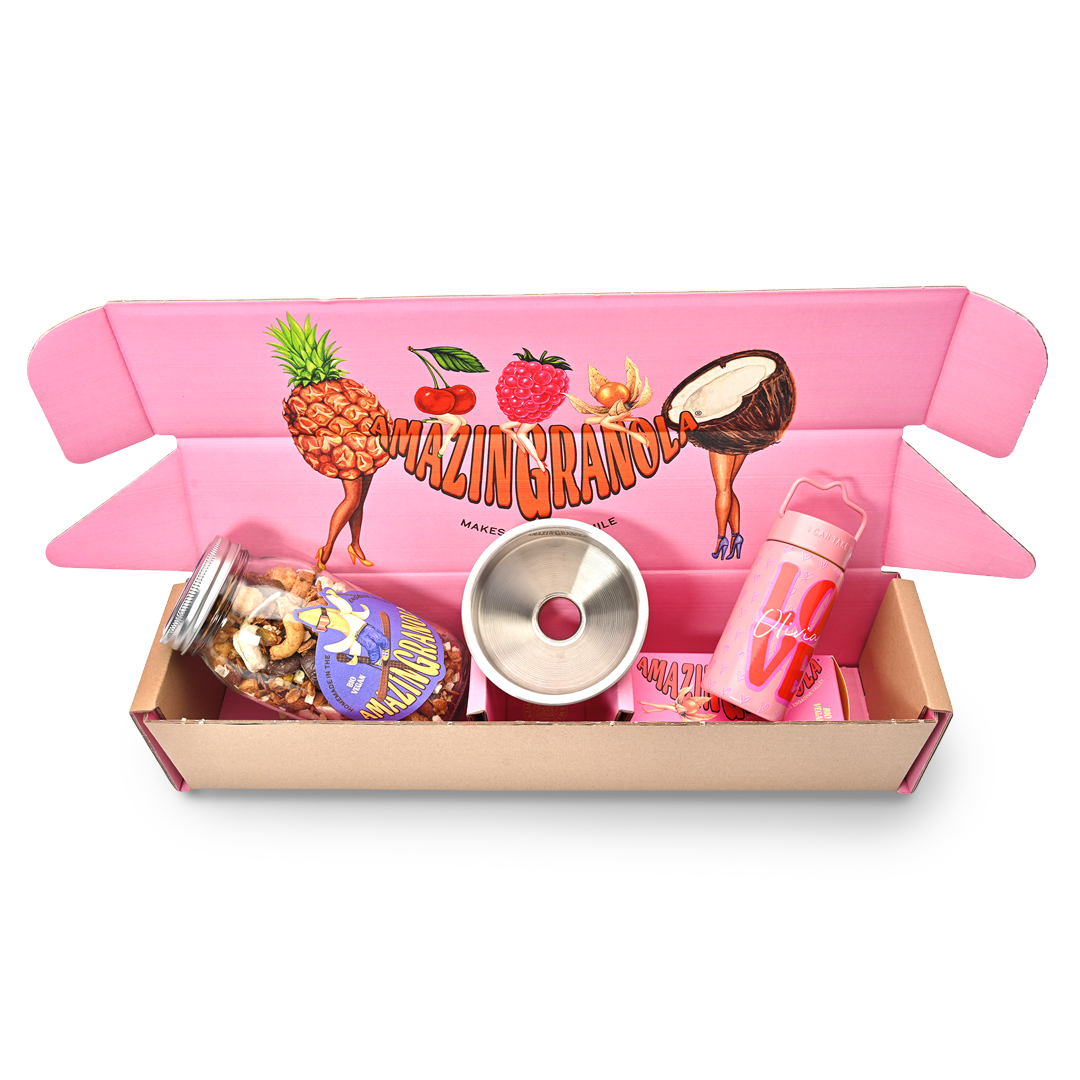 BIO amazinGranola 'LOVE-CAN Bundle' ROSA