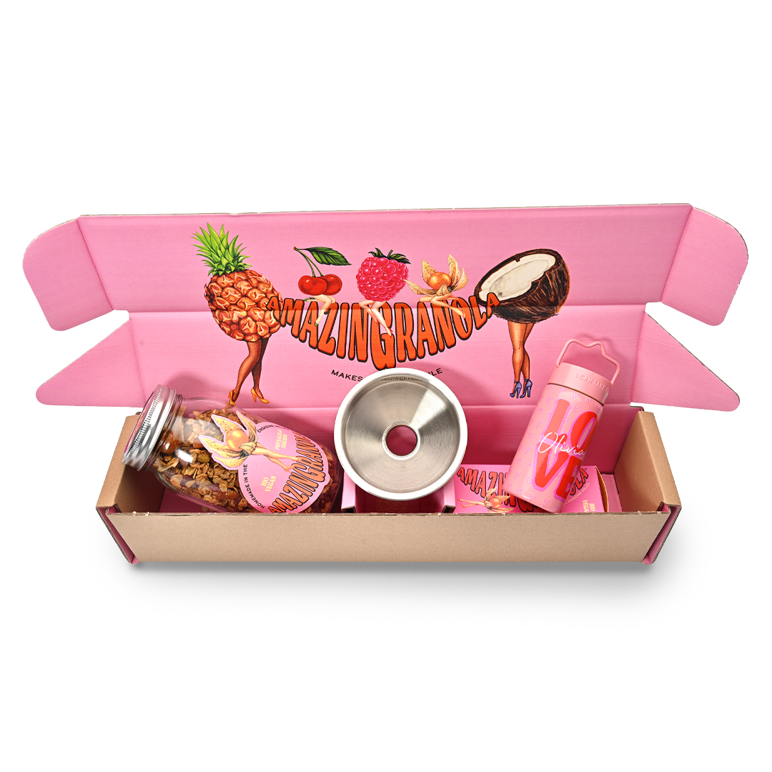 BIO amazinGranola 'LOVE-CAN Bundle' ROSA