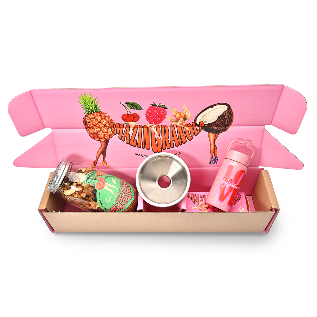 BIO amazinGranola 'LOVE-CAN Bundle' ROSA