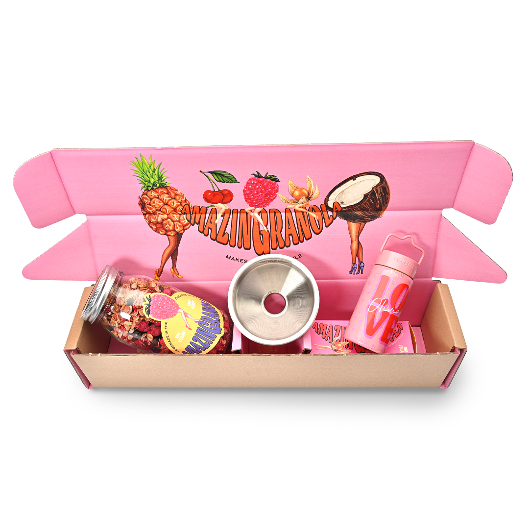 BIO amazinGranola 'LOVE-CAN Bundle' ROSA