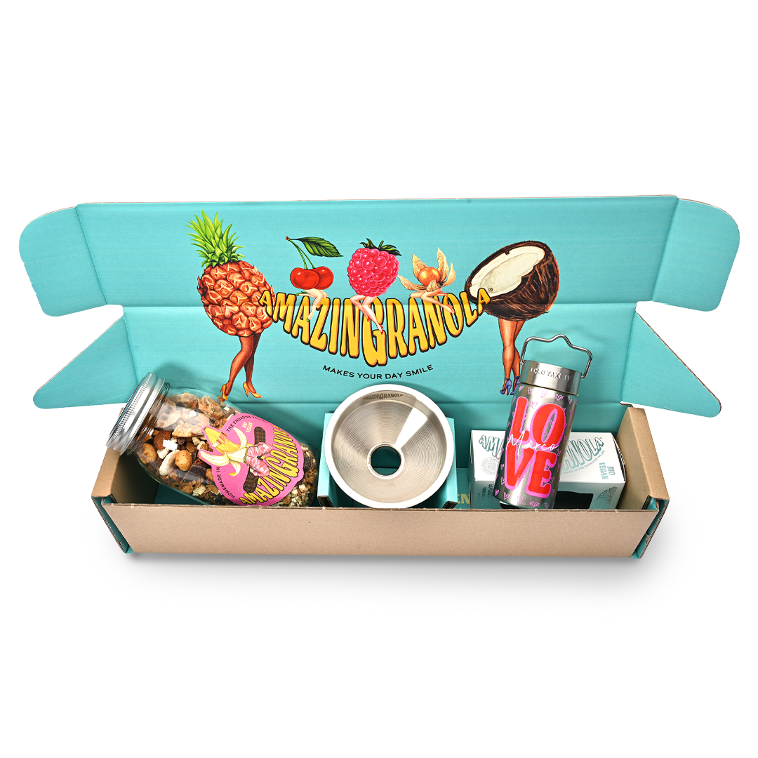 BIO amazinGranola 'LOVE-CAN Bundle' STEEL