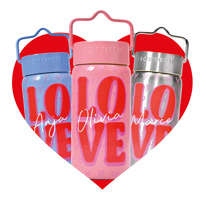 BIO amazinGranola 'LOVE-CAN Bundle' LILA