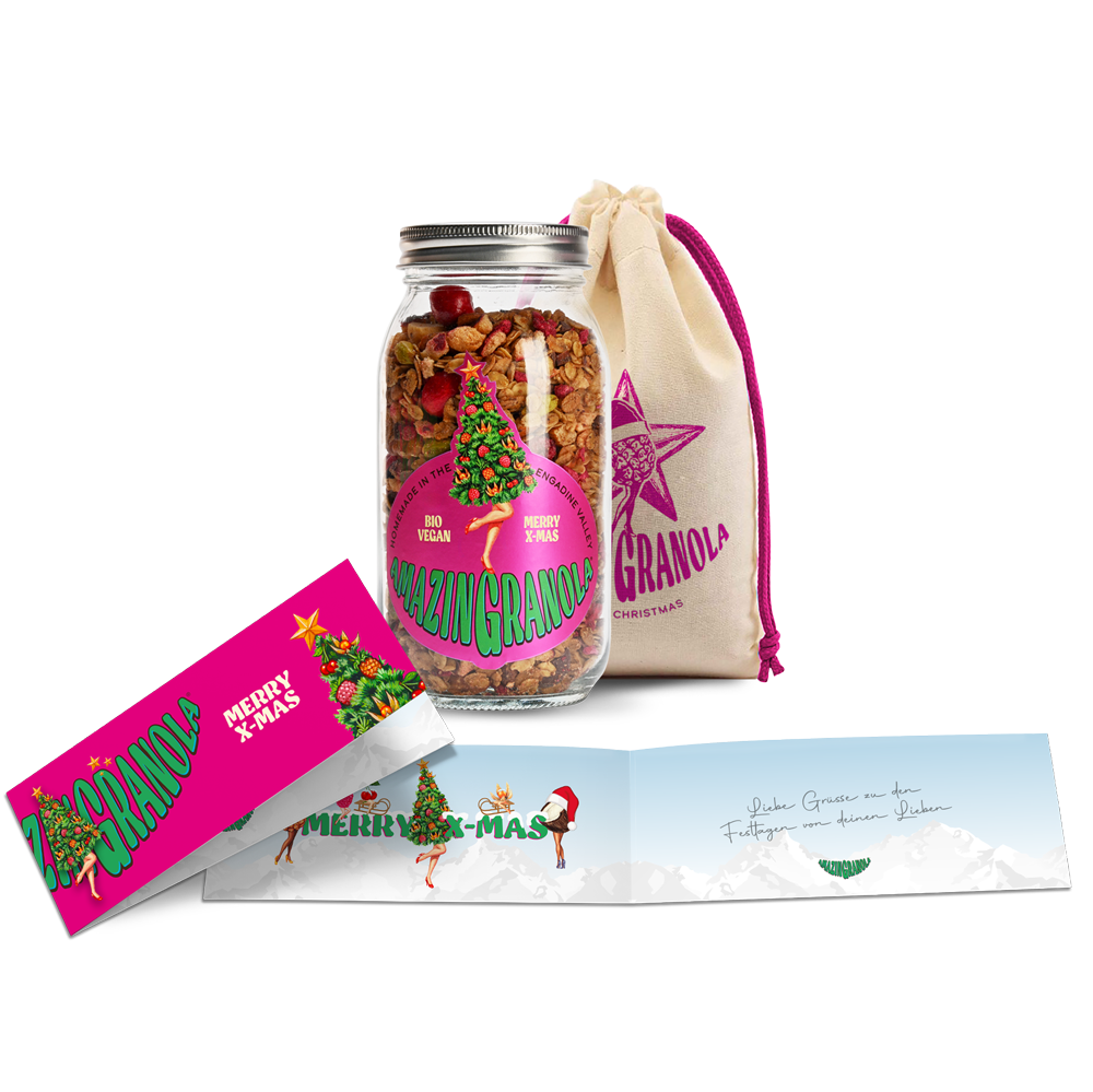 BIO amazinGranola 'Merry X-Mas' (300g) & Säckli