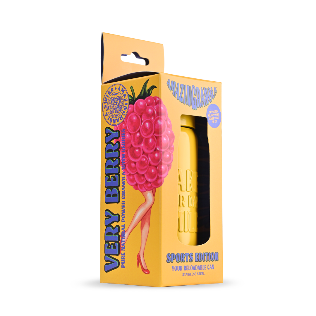 BIO amazinGranola &#39;Verry Berry&#39; Sports Can