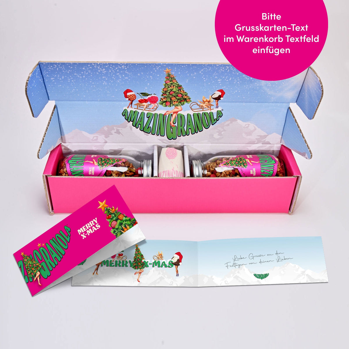 BIO amazinGranola Geschenkbox 'Merry X-Mas MIX 2'