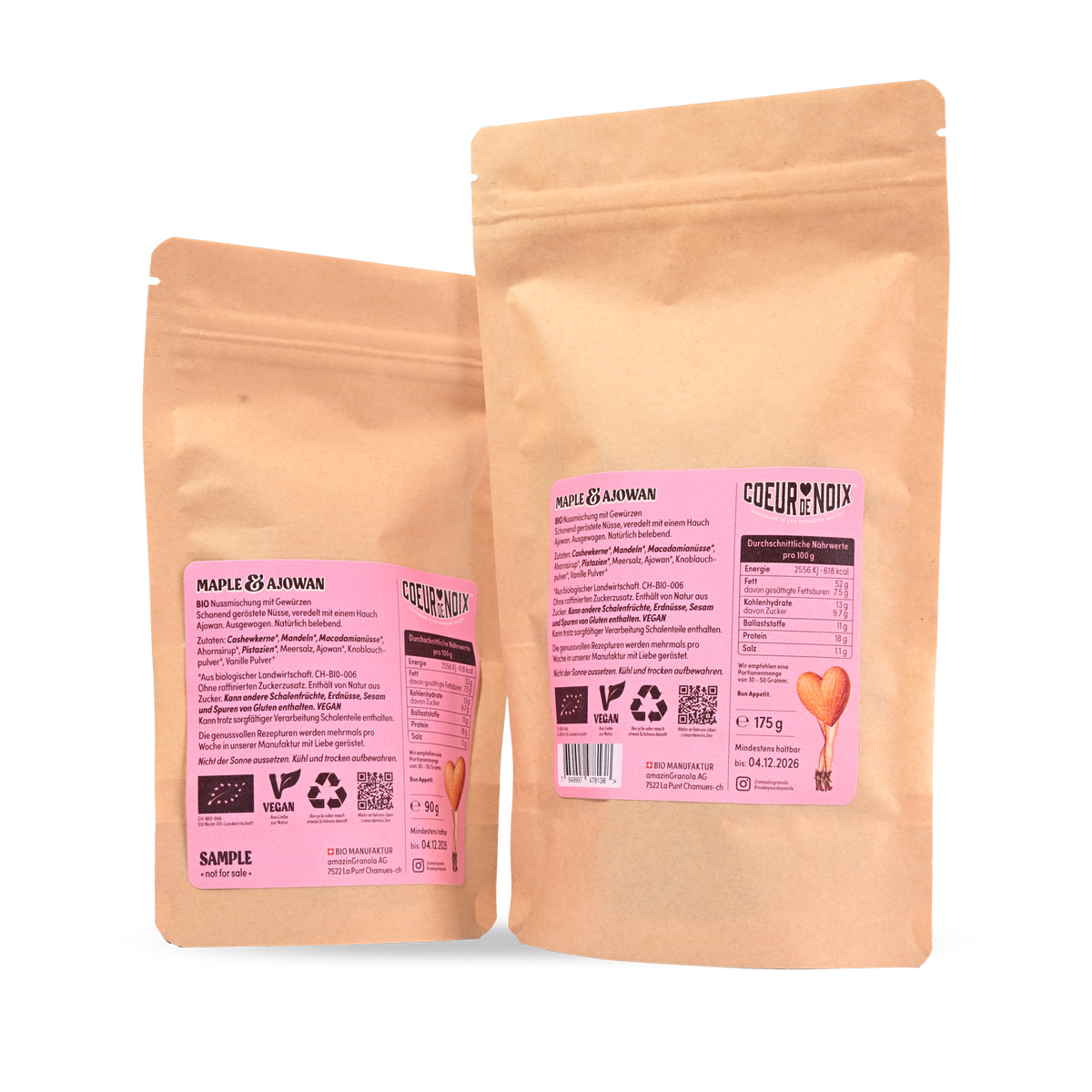 Coeur de Noix Re-Load Beutel Maple & Ajowan als Nachfüllpackung