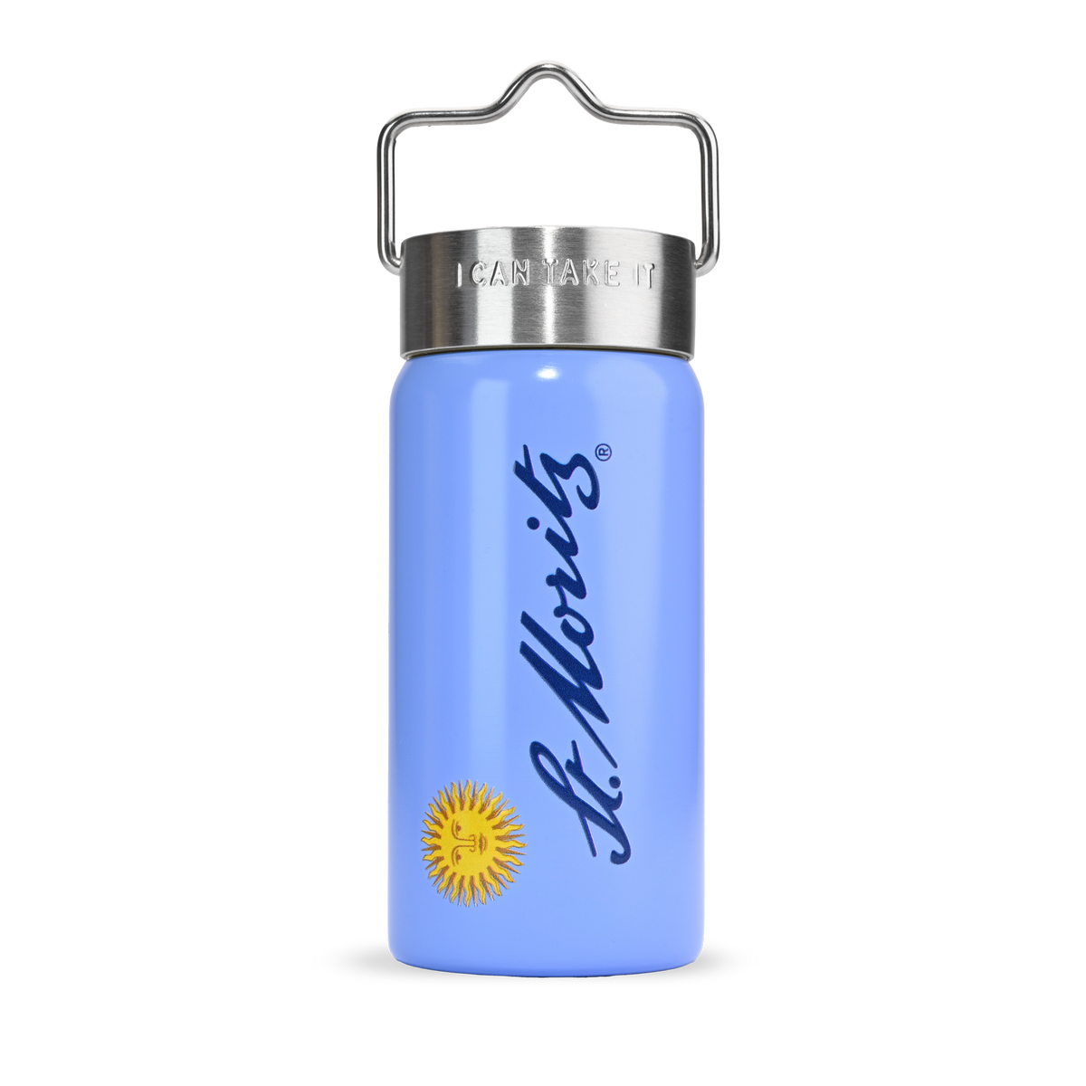 Blaue St. Moritz Edition Sports Can aus Edelstahl von Coeur de Noix